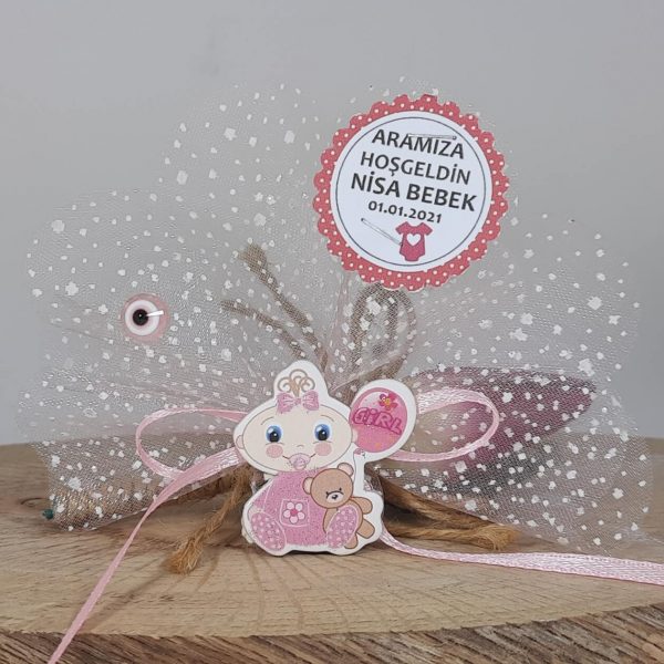 Fiyonklu Ve Arabalı Bebek Şekeri Hüner Hediyelik