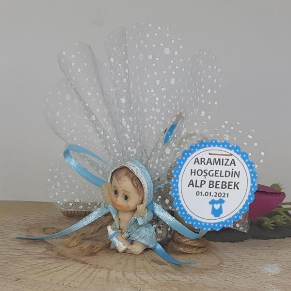 Küçük Boy Aydede�li Erkek Bebek Biblolu