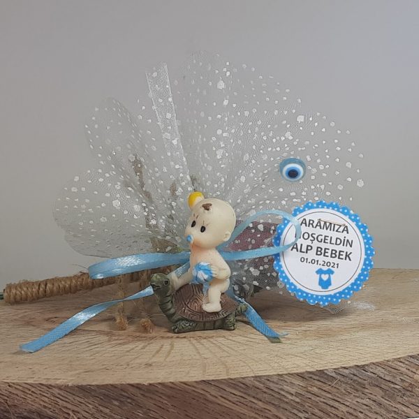 Biberon Çerçeveli Bebek Pembe Hüner Hediyelik