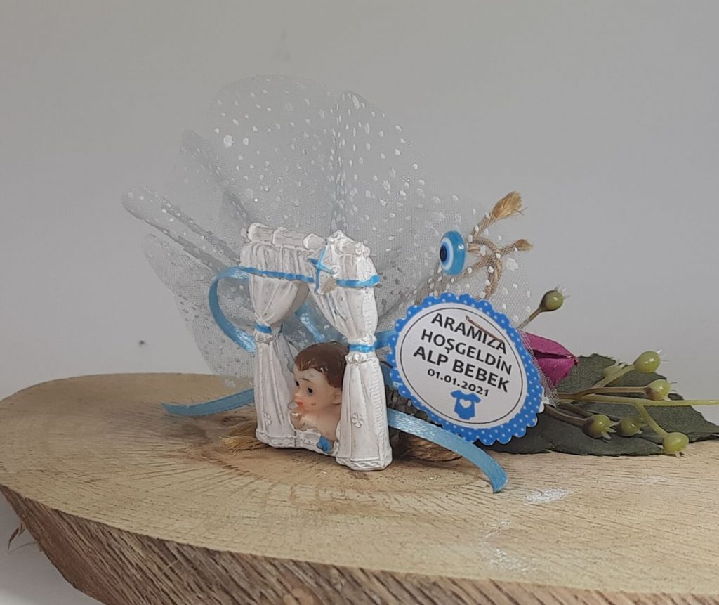 Camdan Bakan Erkek Bebek Dolap Süsü Hüner Hediyelik