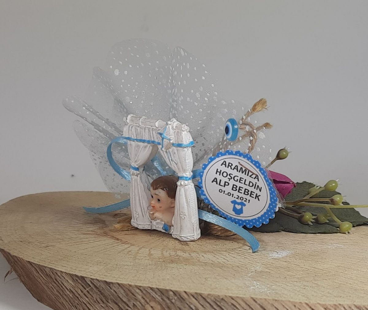 Camdan Bakan Erkek Bebek Dolap Süsü Hüner Hediyelik