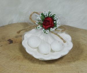 Midye Şeklinde Nikah Şekeri Kokulu Taş